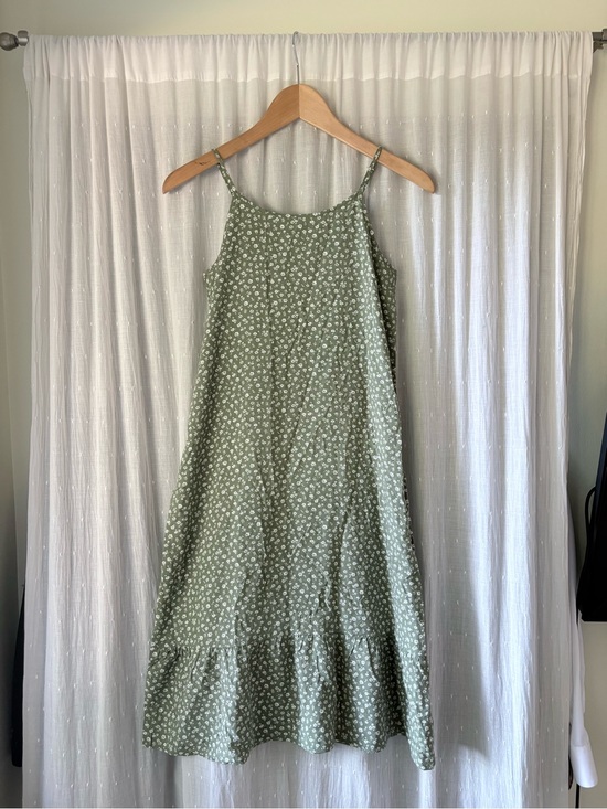 Old Navy Other - Old Navy Olive Green Floral Slip Dress